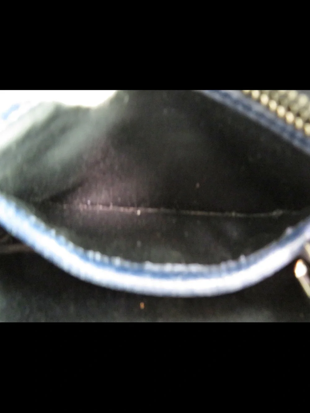 Miu Miu Navy Leather Crossbody Bag